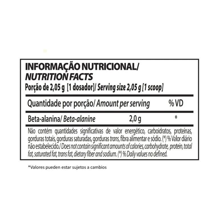 Beta Alanina Pure 123g — Integralmedica