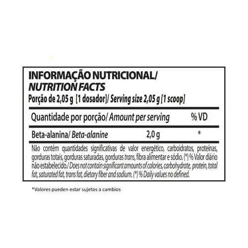 Beta Alanina Pure 123g — Integralmedica