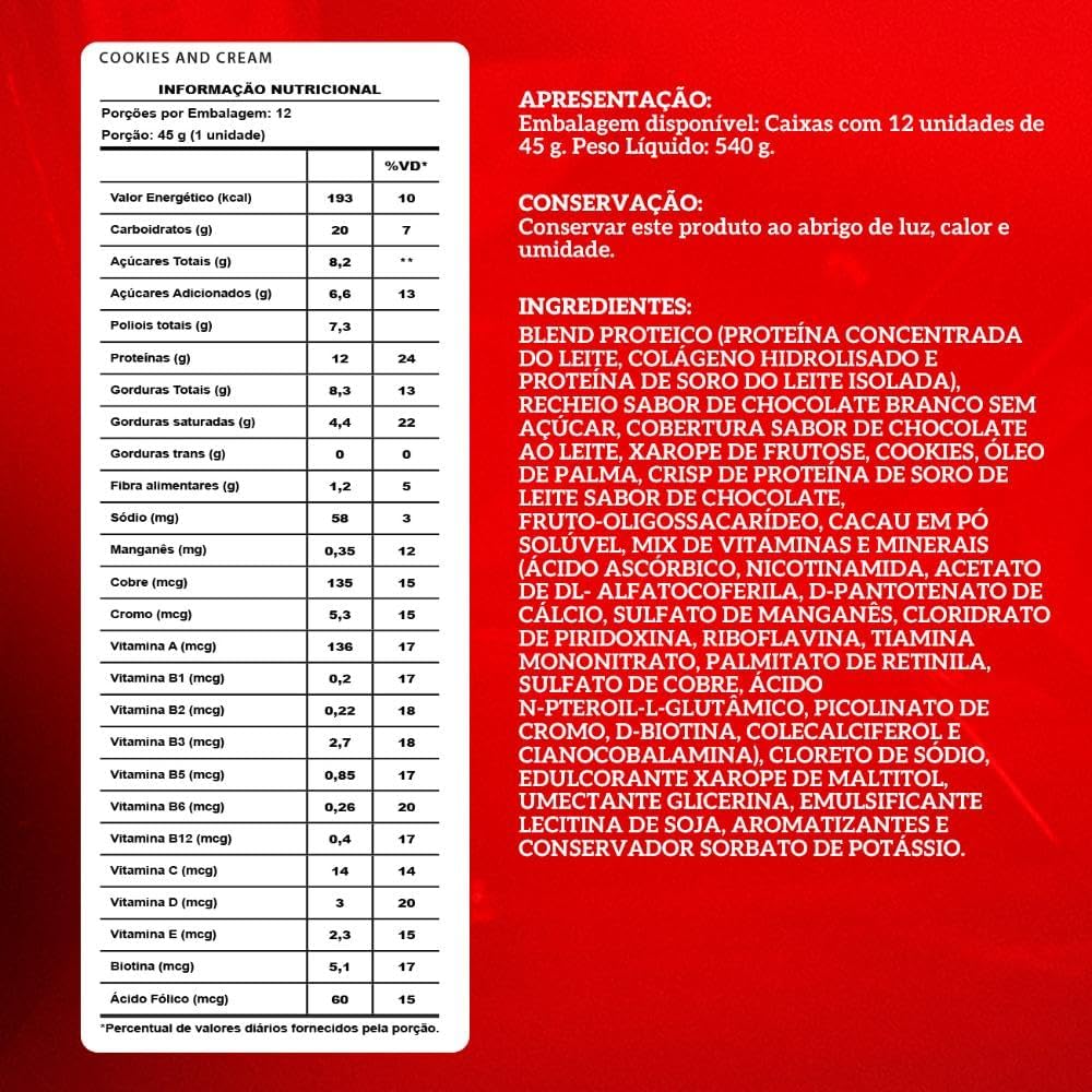 Protein Crisp Bar — Caja x12 — Integralmedica