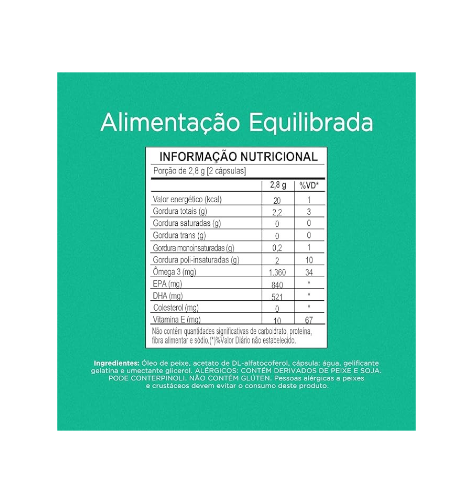 Omega 3 Nutrify 1360mg — 120 cápsulas